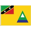 Flag of St. Kitts Nevis Island