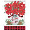 Fill Seasons With Joy DuraSoft House Flag