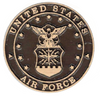 Air Force 6 Inch Bronze Medallion