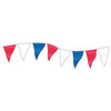 Red White and Blue string pennant