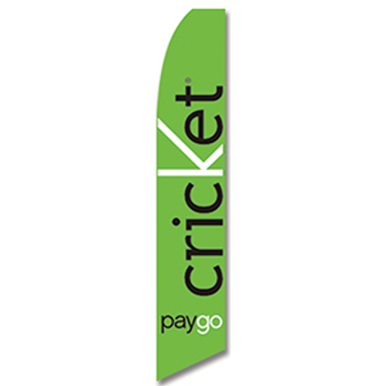 Cricket PayGo Feather Flag