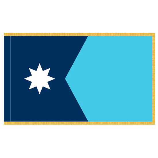 Minnesota Fringed Flag (2023 design)
