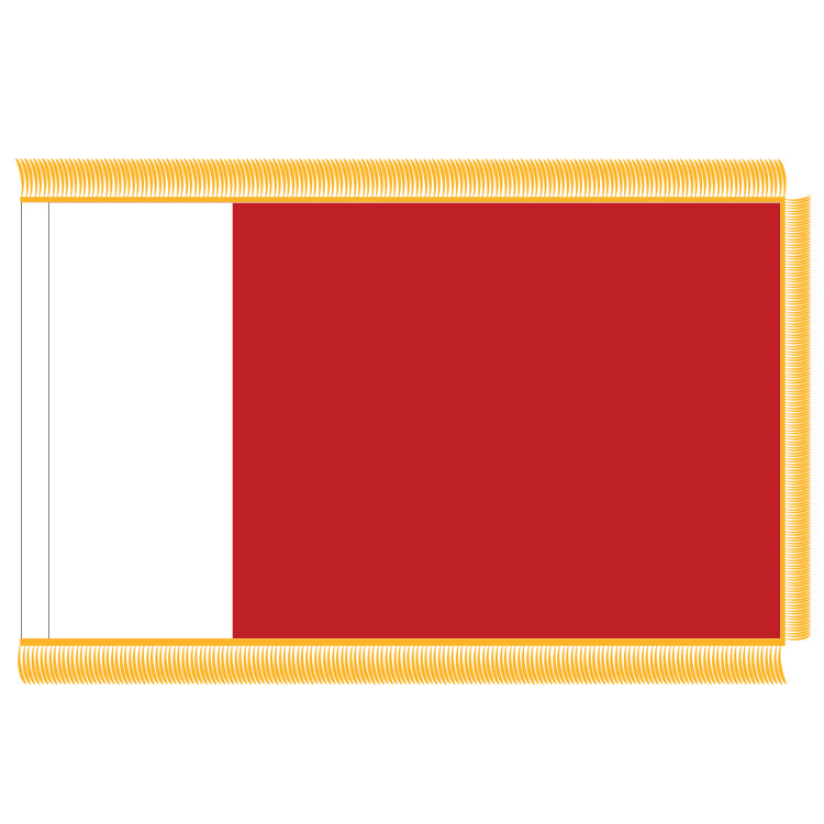 Dubai Fringed Flag