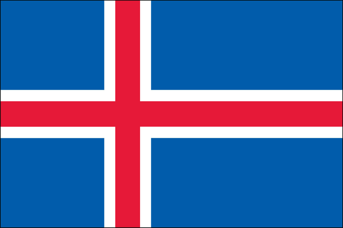 Iceland Flag