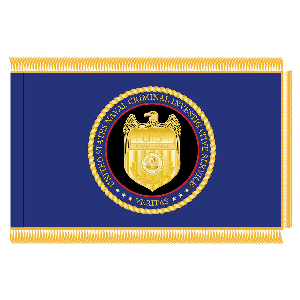 Naval Criminal Investigative Service (NCIS) Fringed Flag