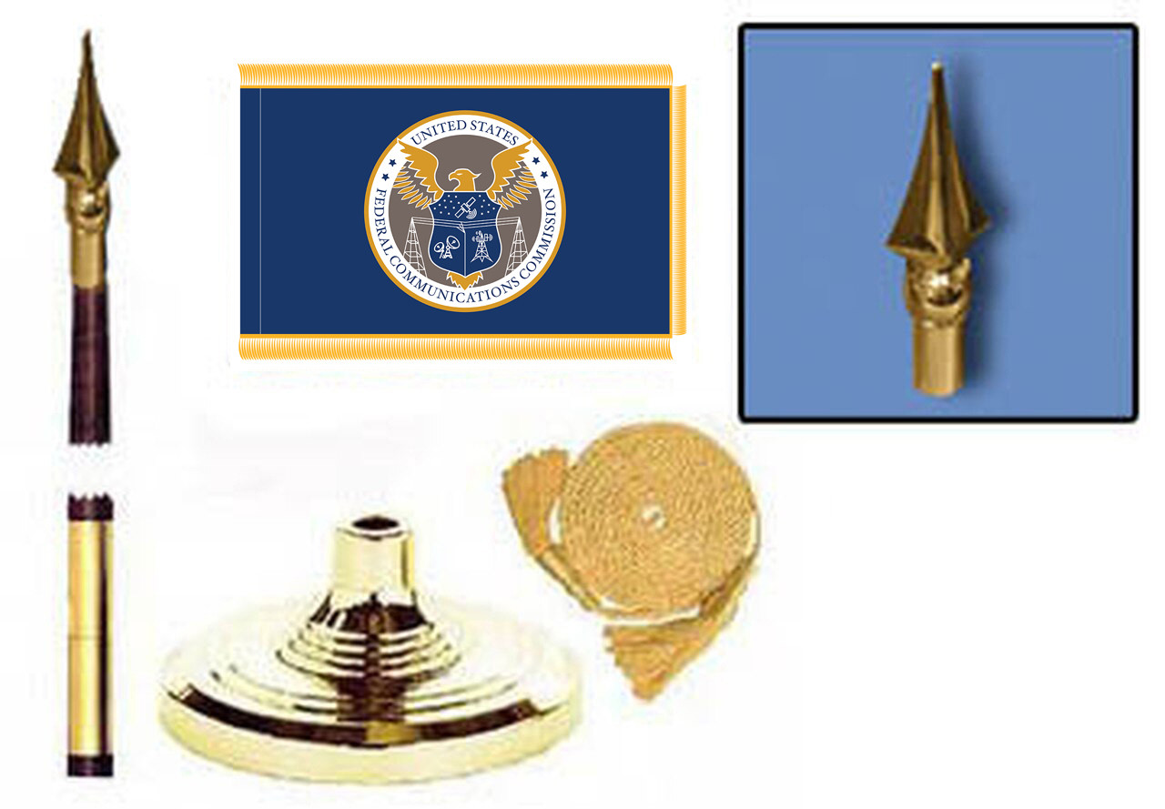 United States Federal Communications Commission (FCC) Fringed Lobby Set