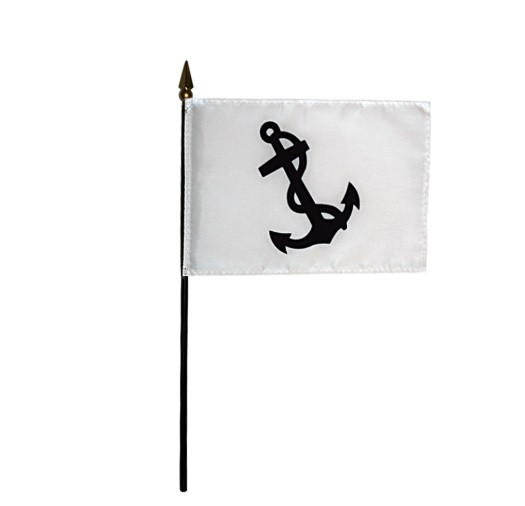 Fleet Captain Yacht Club 4" x 6" Miniature Stick Flag