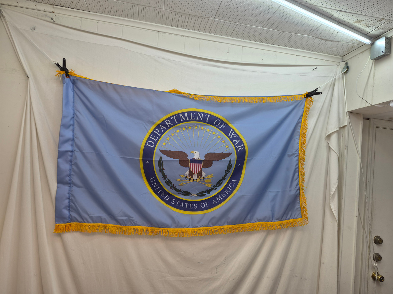 U.S. Department of War Fringed Flag