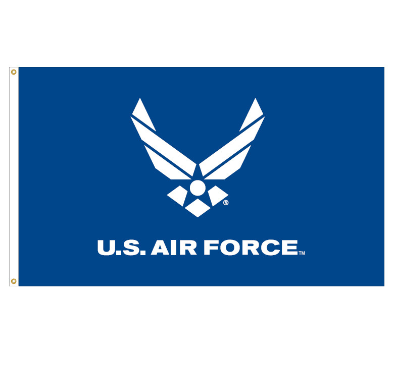 U.S. Air Force Wings Flag ( Blue )