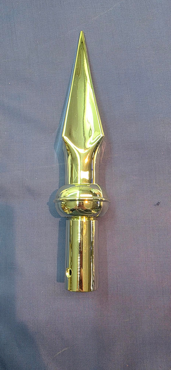 Plastic Gold Spear Ornament 9"