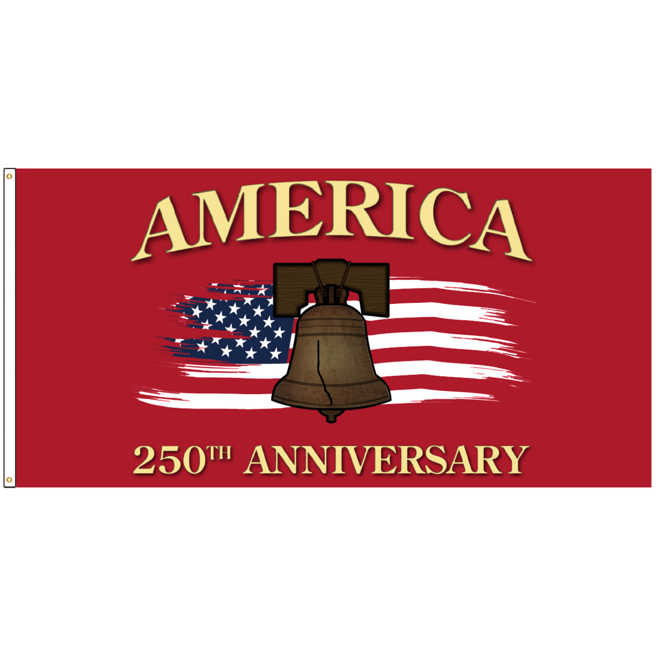 America 250 Liberty Bell 5x8 Ft- Outdoor flag