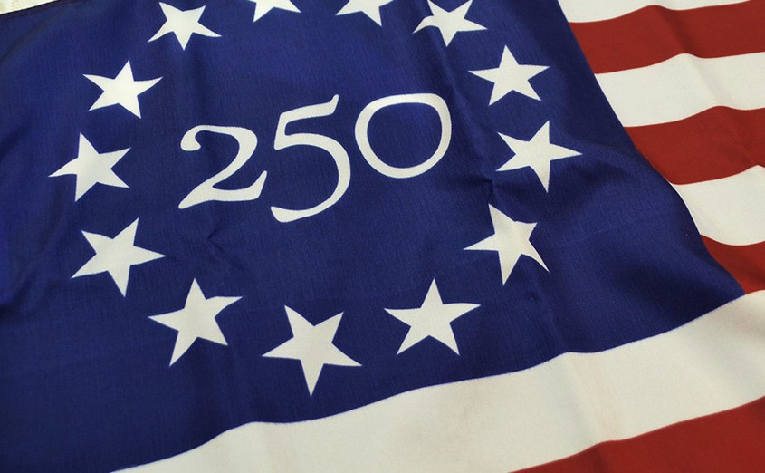 America 250 2.5ft x 4ft Betsy Ross Pole Sleeve Flag