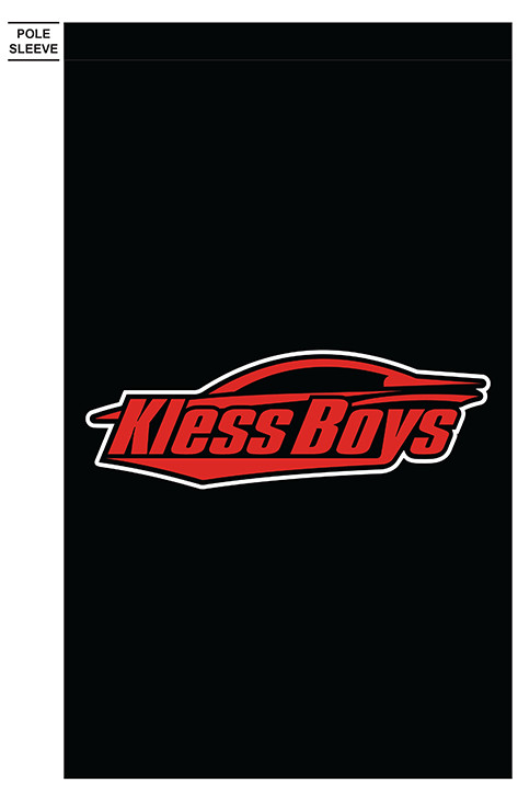 2.5x4 Double Sided with Pole Sleeve
