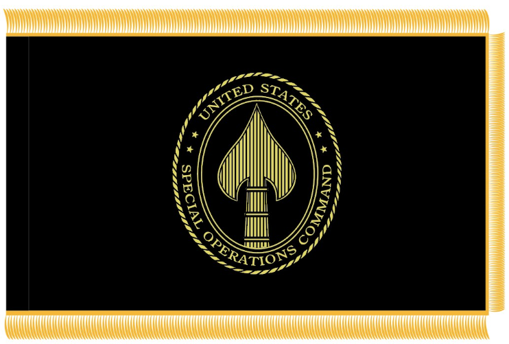 USSOC - United States Special Operations Command Indoor Flag