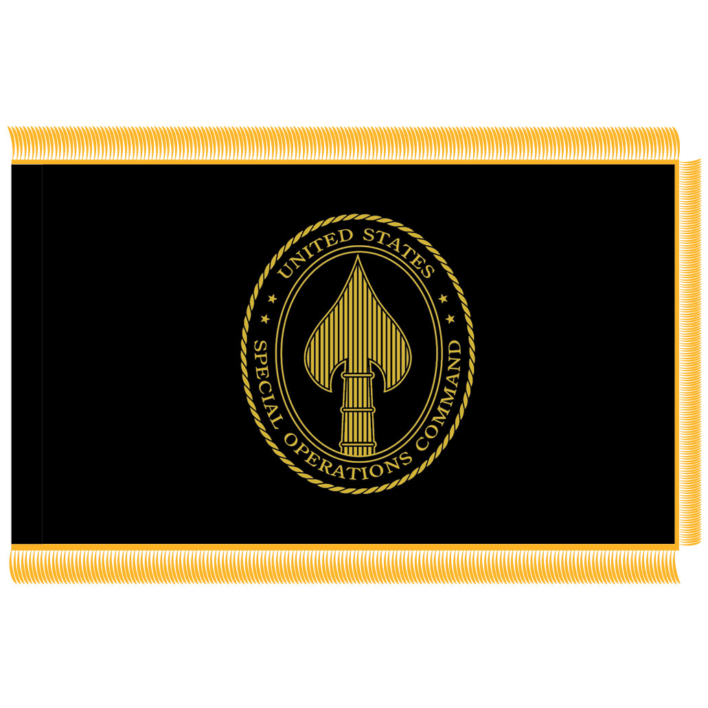 United States Special Operations Command (USSOC) Indoor Lobby Set Flag