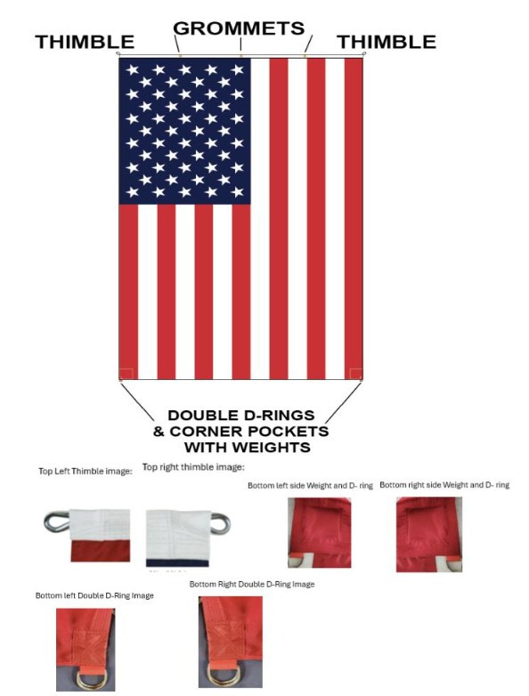 Fire Truck American Flag, Polyester 20x38