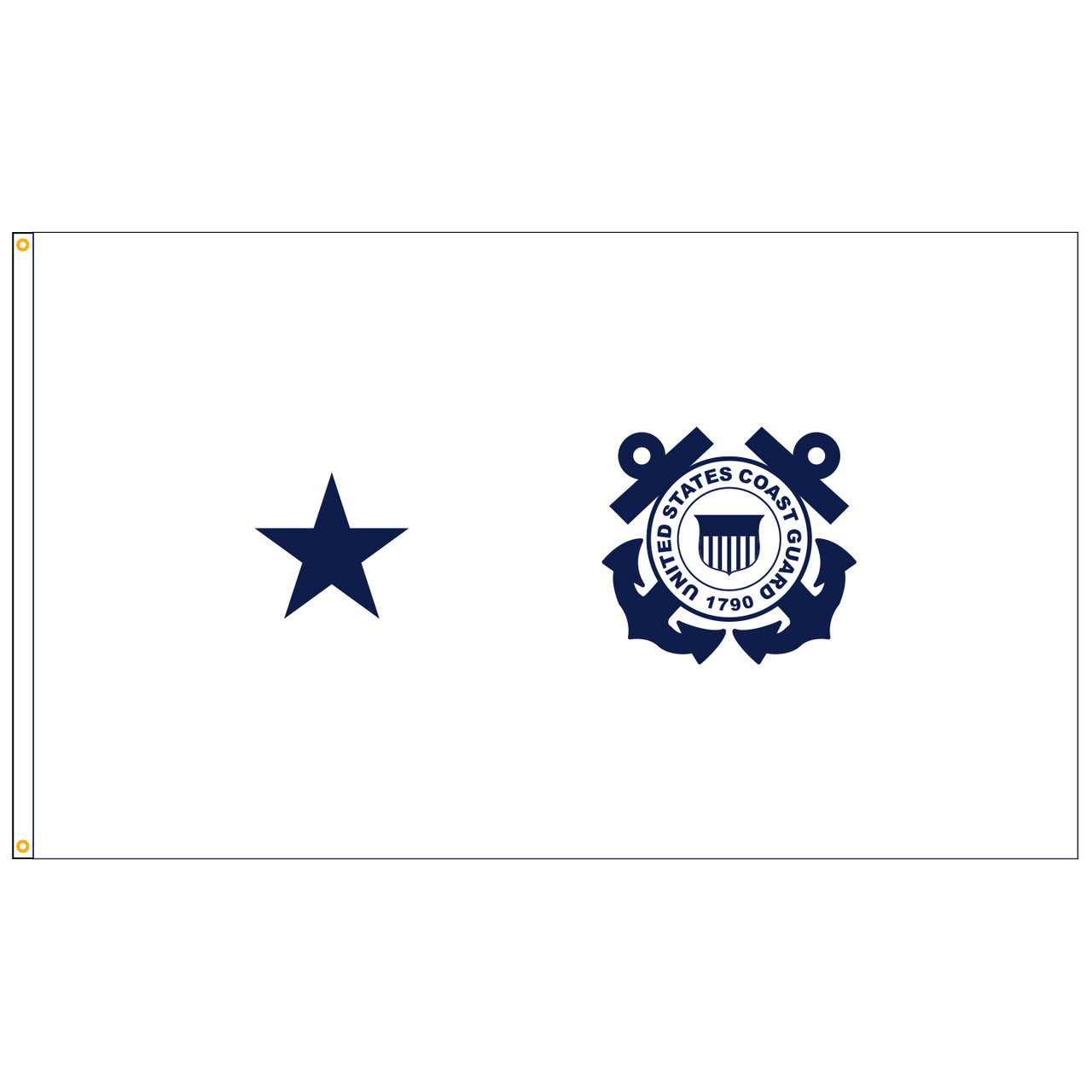 U.S. Coast Guard 1-Star Admiral Flag (non-seagoing)
