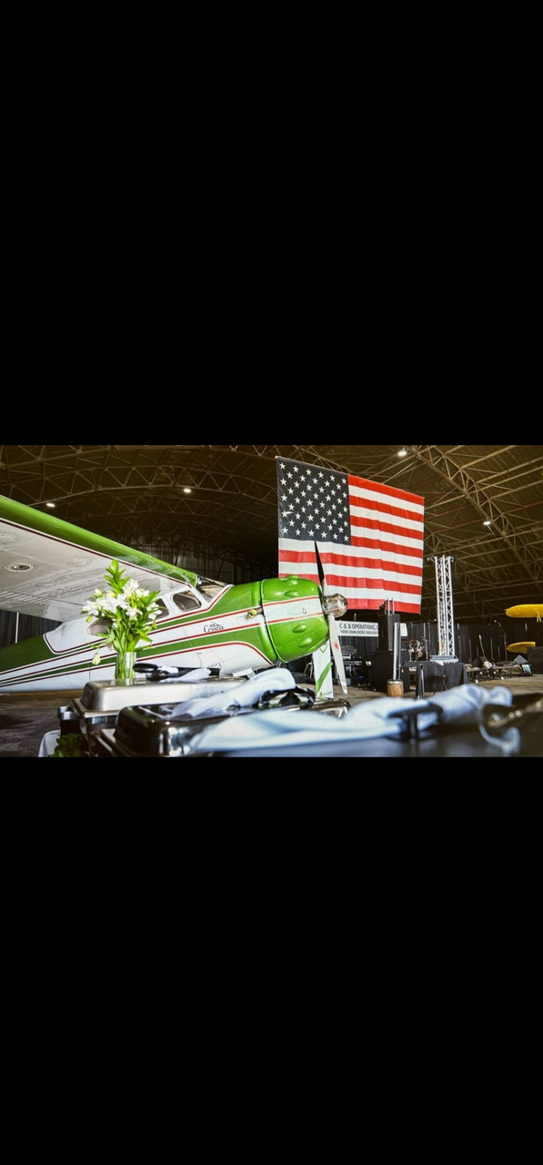 Hanger / Warehouse 25x40 Ft USA Polyester Flag  With Top Header - custom