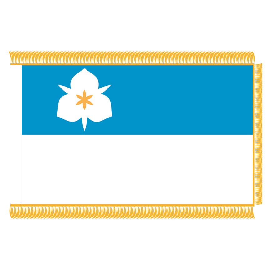 Salt Lake City, Utah Flag - Fringed Lobby Flag