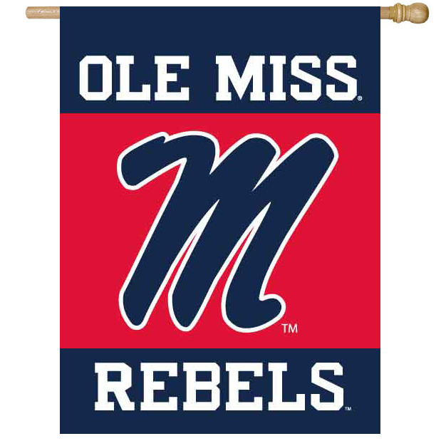 University of Mississippi (Ole Miss) Printed 30" x 40" Garden Flag