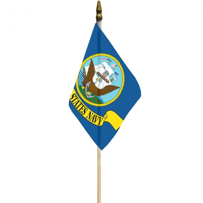U.S. Navy 12 x 18 Inch Stick Flag