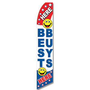 Best Buys Here Feather Flag
