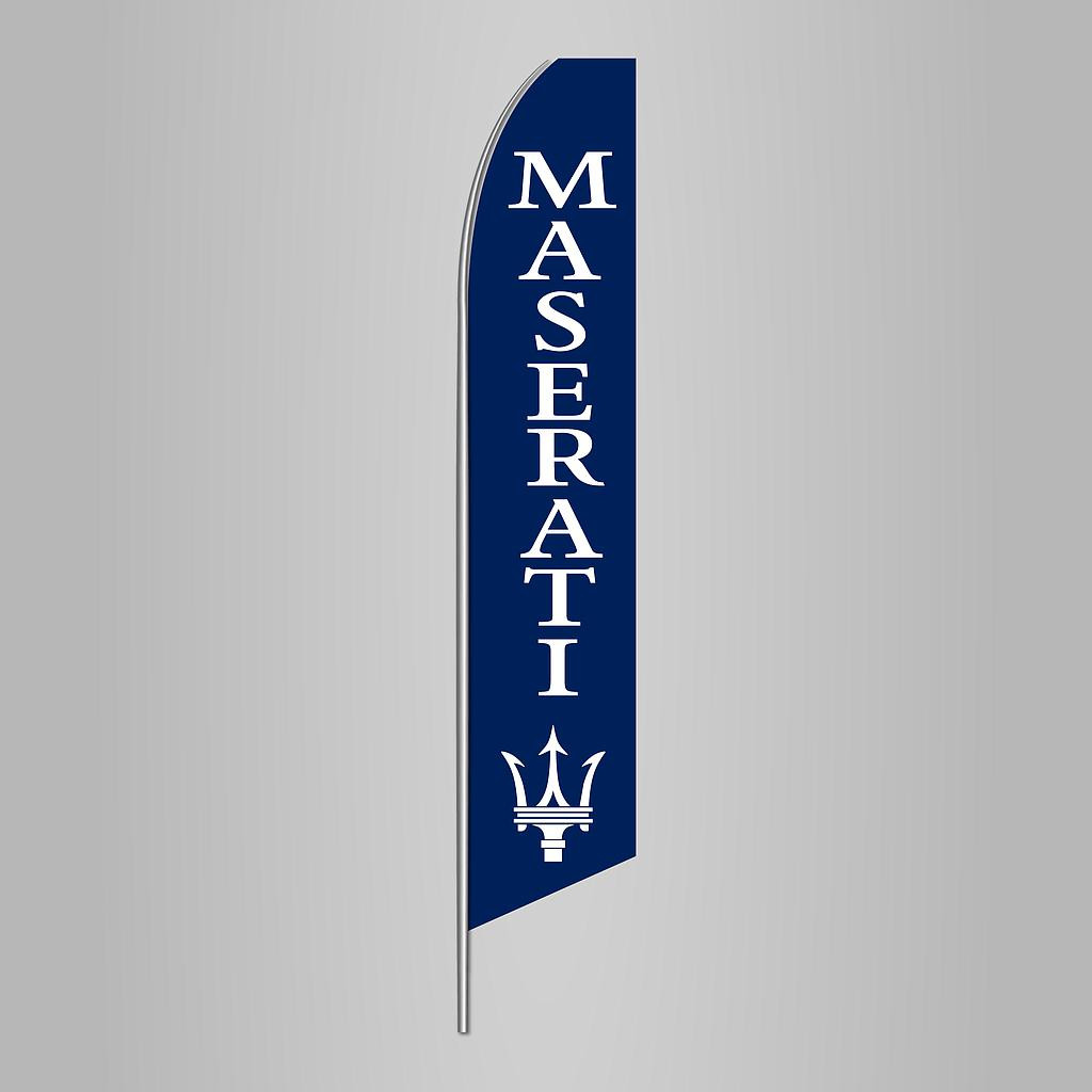 Maserati (Blue) Feather Flag