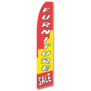 Furniture Sale (Red/Yellow) Feather Flag