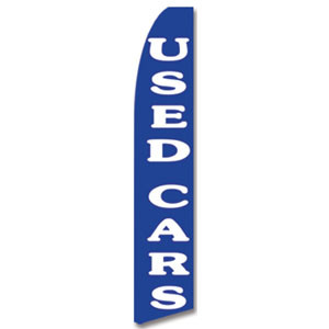 Used Cars - Blue - Feather Flag