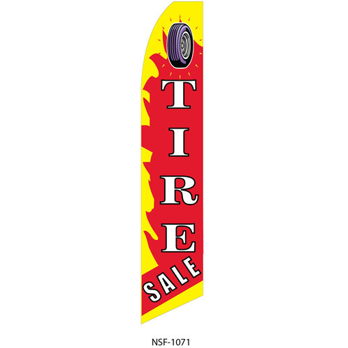 Tire Sale Feather Flag