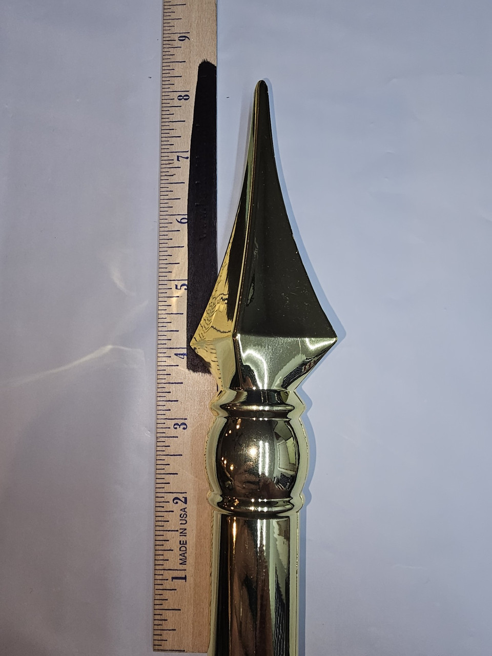 ABS Plastic Spear is approximately 8 inches tall
