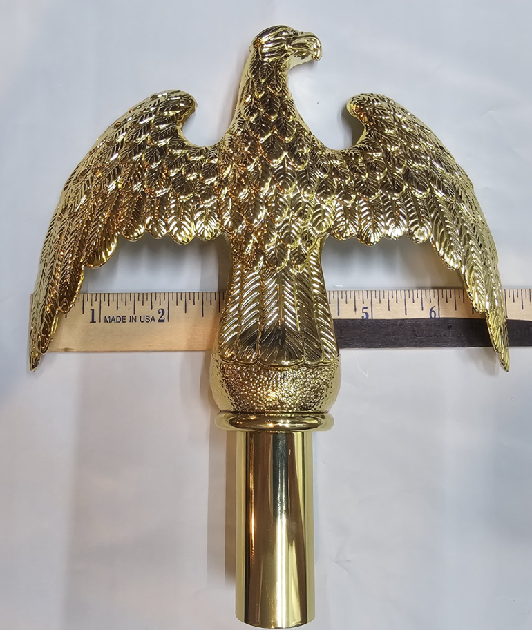 Eagle wingspan is 7 inches