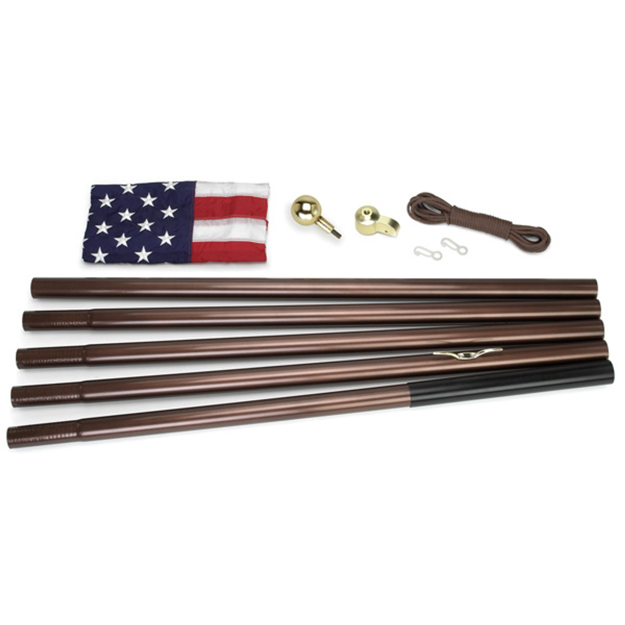 18' All American Bronze Flagpole