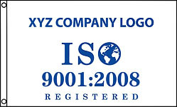 ISO 9001:2008 Custom Flag