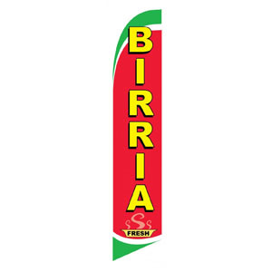 Birria Feather Flag