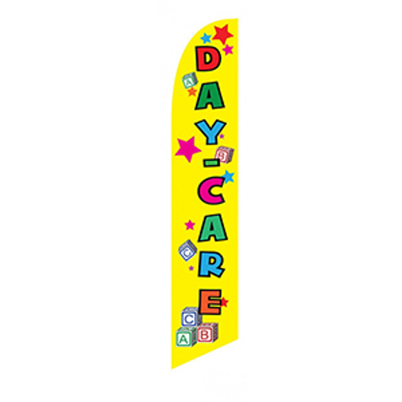 Day Care (yellow) Feather Flag