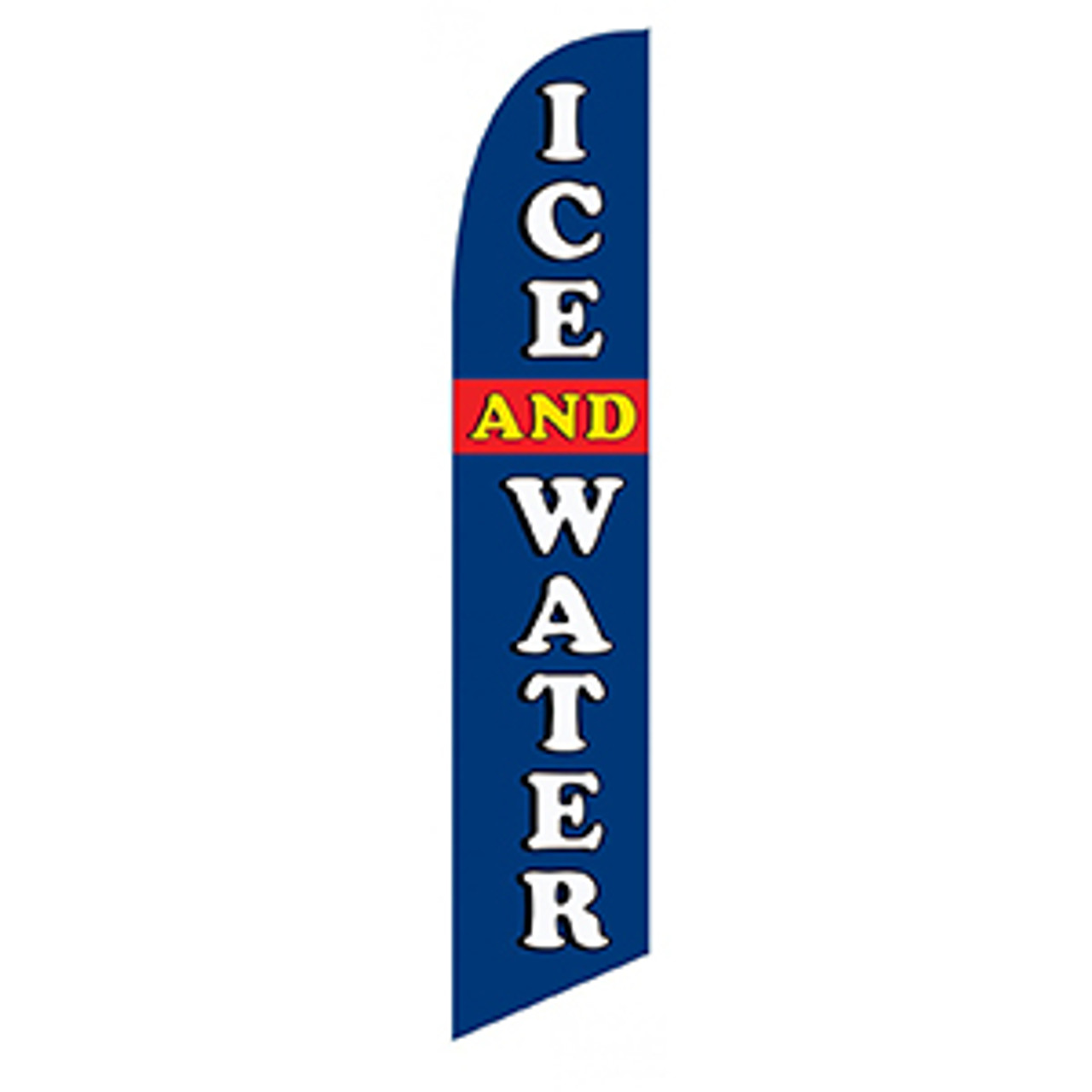Ice and Water Feather Flag