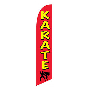 Karate Feather Flag