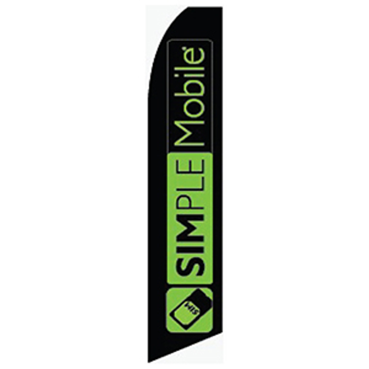 Simple Mobile Feather Flag