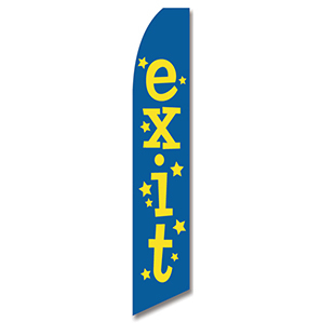 Exit Feather Flag
