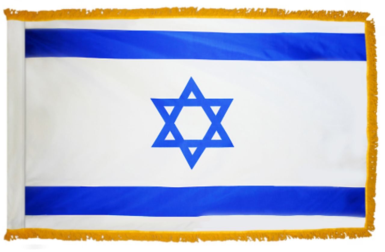 Israel Fringed Flag