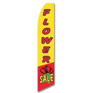 Flower Sale Feather Flag
