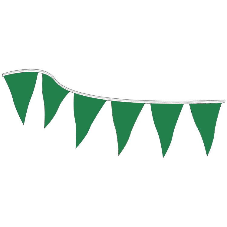 Green String Pennants