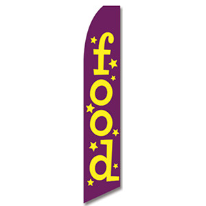 Food Feather Flag