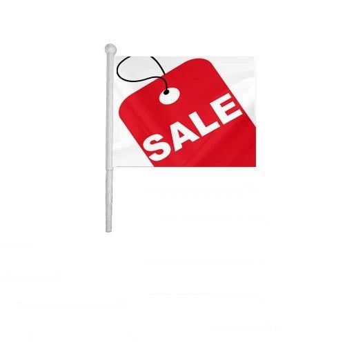 Red Tag Sales Auto Dealer Car Flags