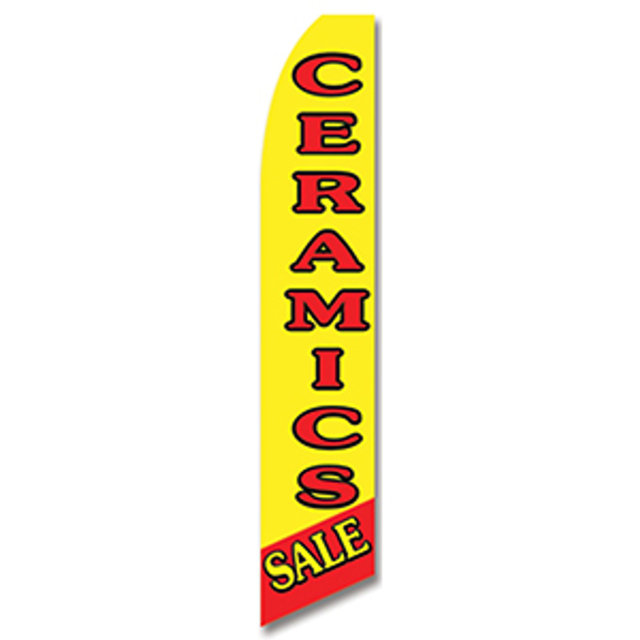Ceramics Sale Feather Flag