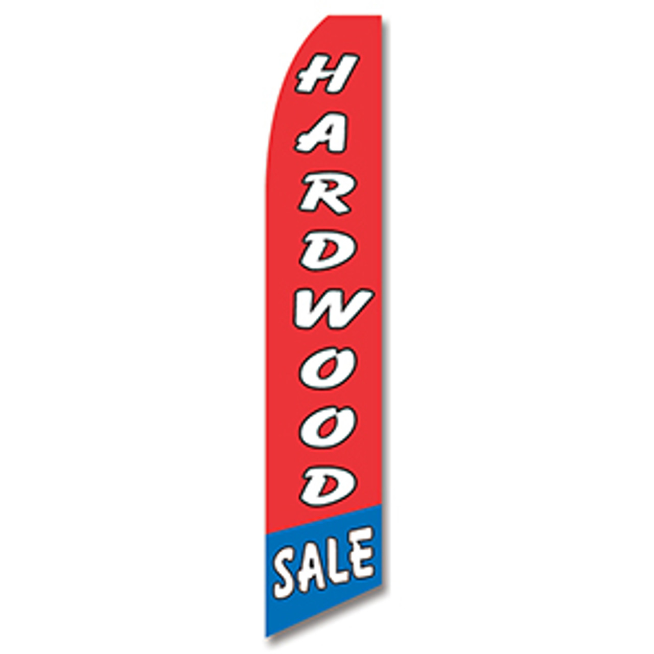 Hardwood Sale Feather Flag