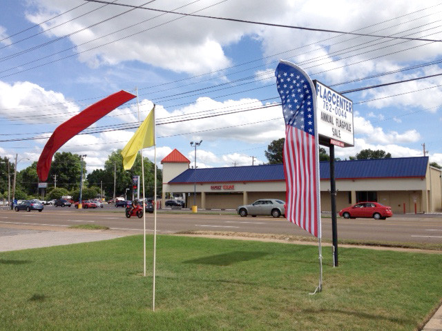 Aluminum Pole Set for Feather Flag hardware