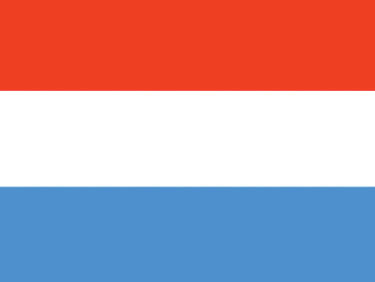 Luxembourg - 4" x 6" Miniature Stick Flags