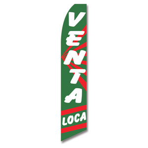 Venta Loca Feather Flag